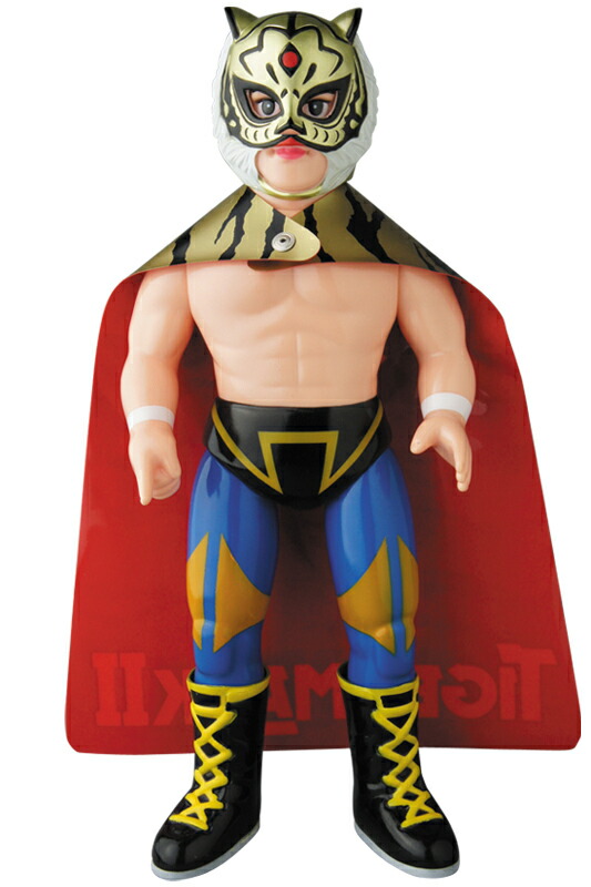 ゴールデンマスク タイガーマスク ソフビ フィギュア ゴールデンマスク