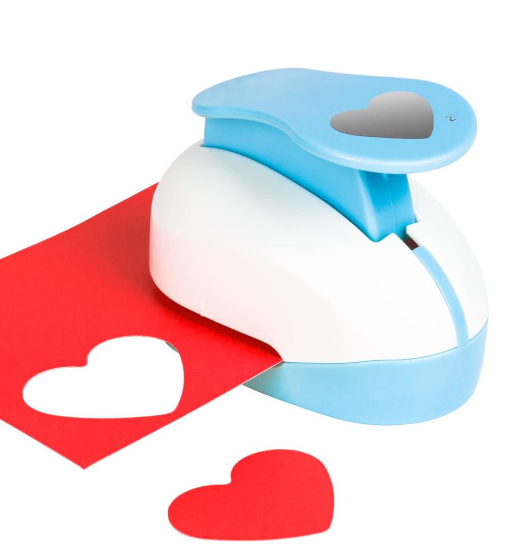 楽天市場】クラフトパンチ ハート型 2 Inch ペーパーパンチャー 5cm 紙