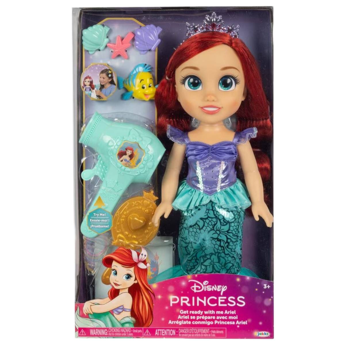 楽天市場】アリエル グッズ ディズニープリンセス 人形 ヘアケアセット