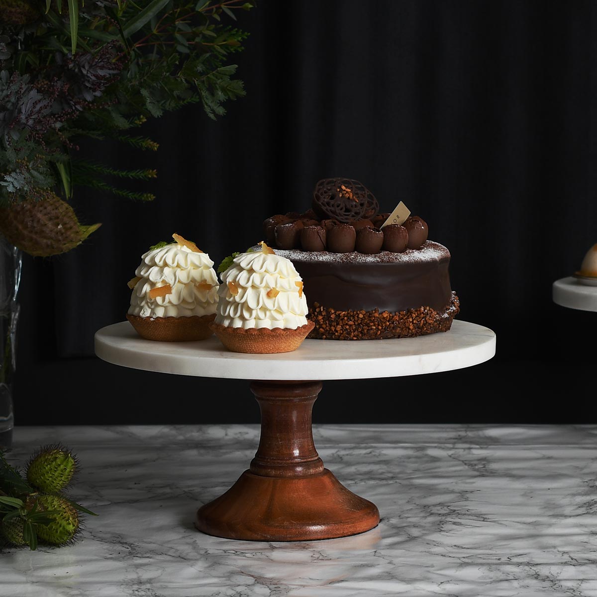 楽天市場】Queen Ann クイーンアン マーブルケーキスタンドL QA-SKW