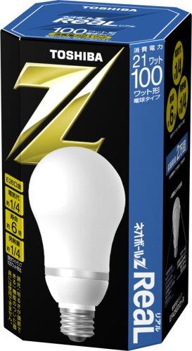 東芝 ネオボールZ リアル 電球100Wタイプ(A形) EFA25ED/21-R (電球