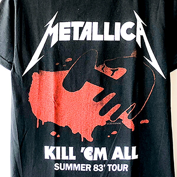 楽天市場】メタリカ METALLICA 正規品 tシャツ KILL' EM ALL SUMMER 83
