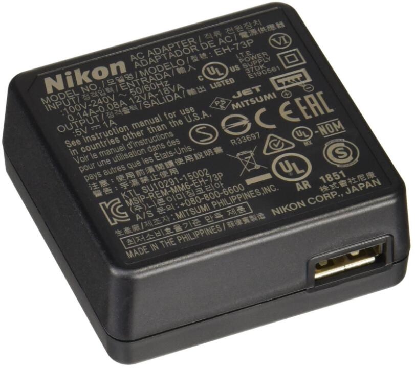 楽天市場】純正新品 Nikon 本体充電ACアダプター EH-73P : ルピナス