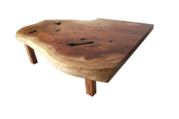 希少】天然木 無垢材 座卓 ローテーブル 和モダン 机 高級感