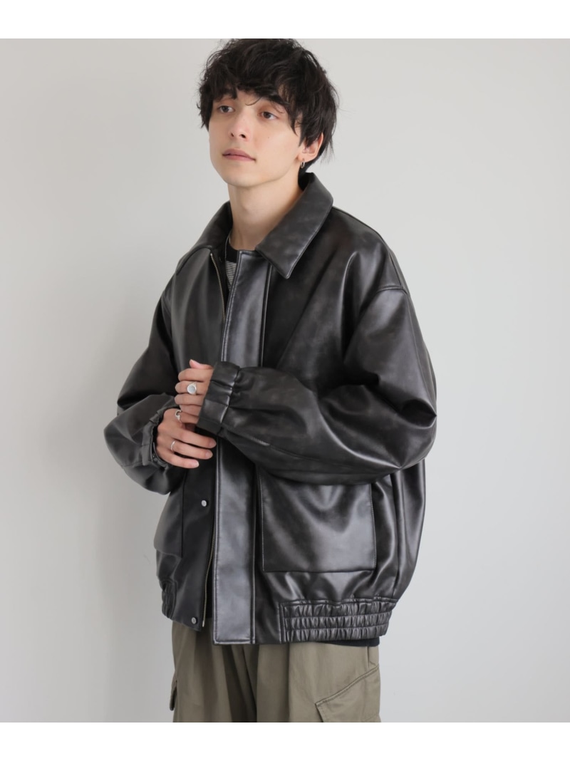 楽天市場】【SALE／30%OFF】シンセティックレザートラックジャケット