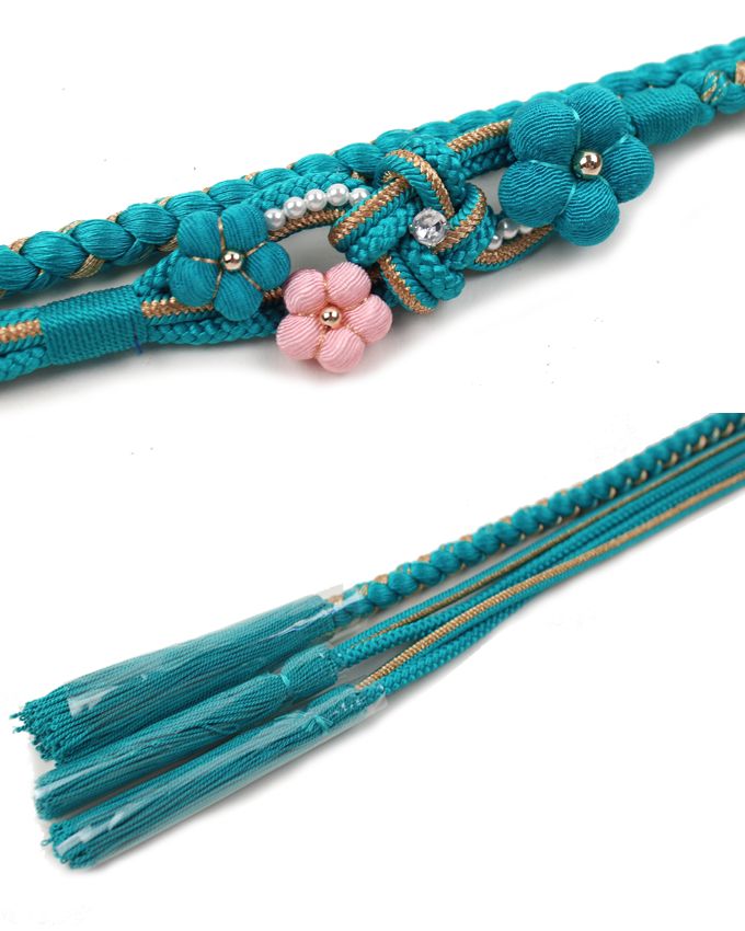 楽天市場】振袖用 帯締め帯揚げセット 水色 帯締め 帯揚げ 帯締 帯揚