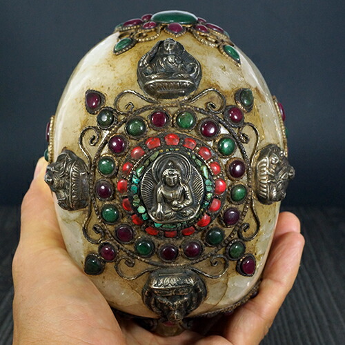 楽天市場】【一点物】チベット密教 チベタンスカル（骸骨） ヒマラヤ