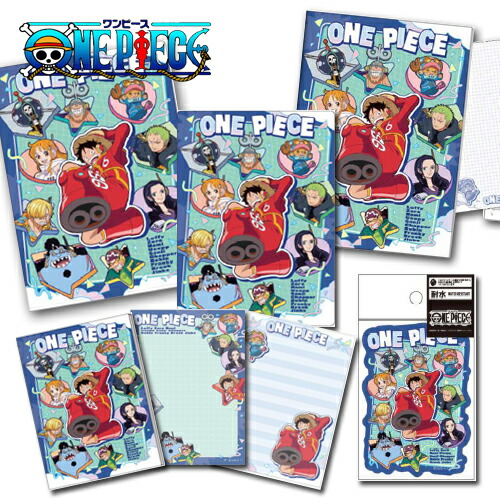 楽天市場】特価EM【ONE PIECE ワンピース 文具 5点 セット 日本製