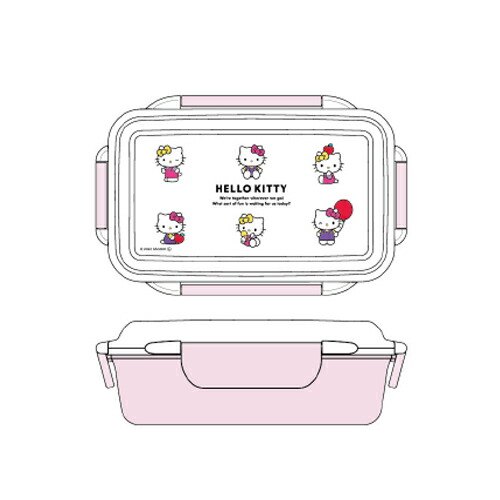 楽天市場】特価OK【SANRIO キティ 4点ロック ランチボックス 500ml