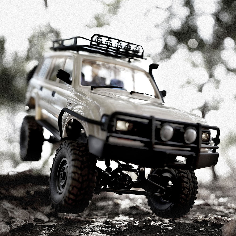 WPL C24改 C54..1 ランクル80ボディ搭載 製作車 1/16 WPL C54-1 1:16