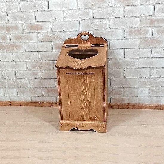 アメリカンカントリー雑貨 カントリーハート ダストボックス Lサイズ