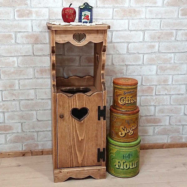 のらくろさま専用ページ♡カントリーハート 踏み台&卓上ダストBOX