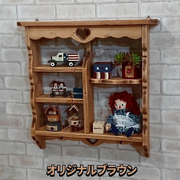 楽天市場】カントリーウォールコレクションシェルフ W60×H60cm [RSE-18