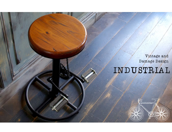 楽天市場】バーチェア INDUSTRIAL(インダストリアル) カウンターチェア