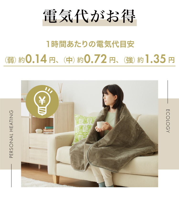 楽天市場】フランネル 電気掛け敷き毛布 188×130cm 消臭 デオテックス