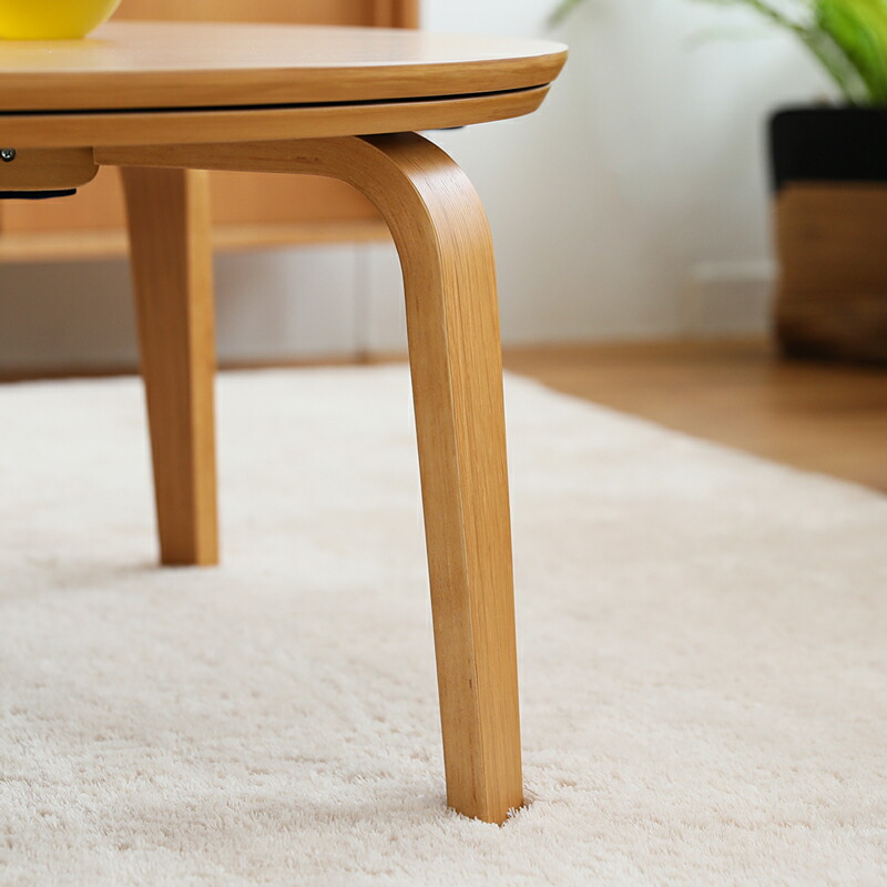 楽天市場】こたつテーブル Regalo 円形 90×90cm 北欧 木製 ナチュラル