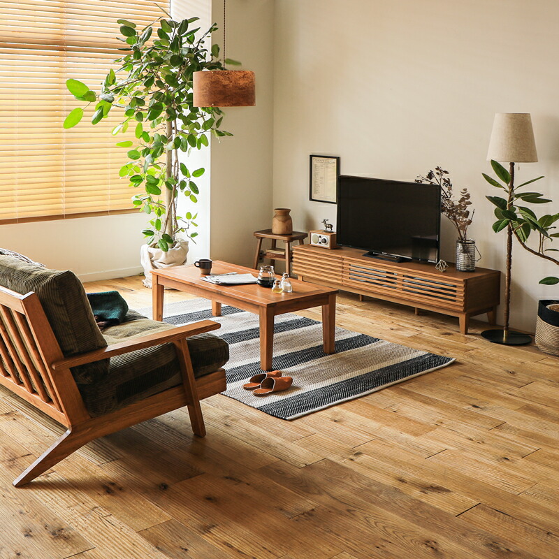 楽天市場】テレビ台 テレビボード LINE 150 北欧 ナチュラル 無垢 木製