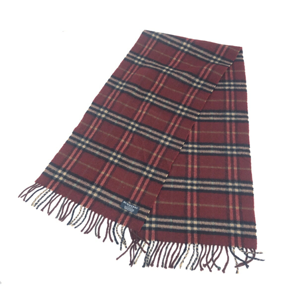 Burberry バーバリーロンドン 100％カシミア ノヴァチェック マフラー