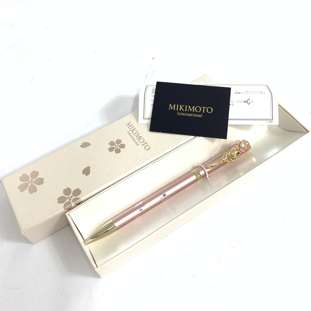 楽天市場】MIKIMOTO ミキモト 桜 ボールペン 美品 全長：13.5 ピンク