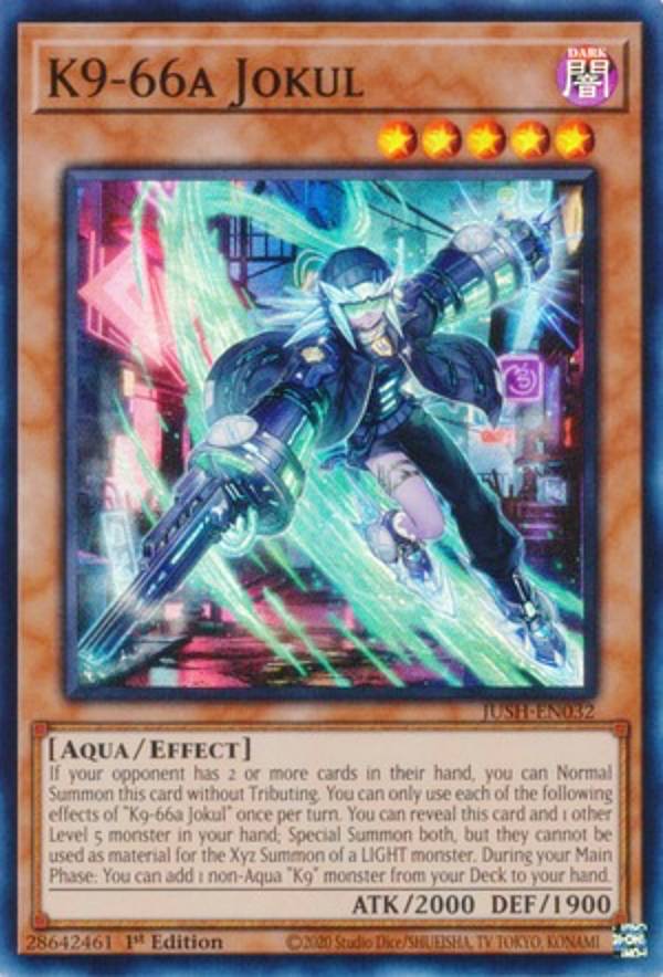 楽天市場】遊戯王 JUSH-EN032 K9−66a号 ヨクル K9-66a Jokul