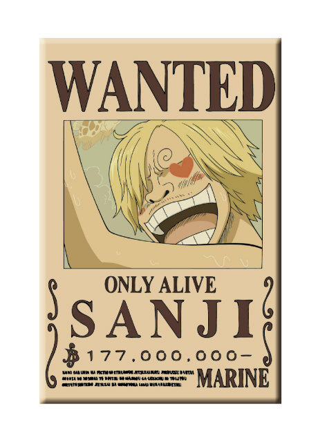 楽天市場】【サンジ】ワンピース 手配書缶バッジ : REALiZE トレカ