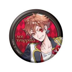 ツイステ ツイステッドワンダーランド エース トラッポラ 缶バッジ 寮