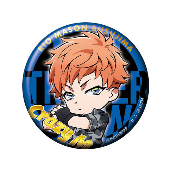 ヒプノシスマイク 毒島メイソン理鶯 缶バッジ