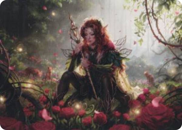 確認】エルドレインの森 拡張アート foil 赤歯の執政、イェナa 日本語