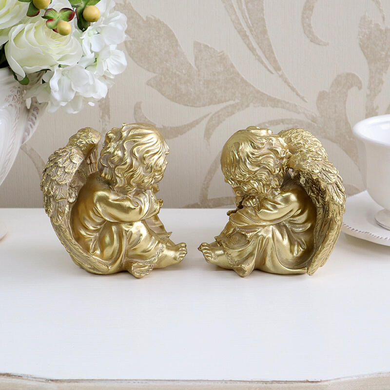 楽天市場】エンジェルオブジェ アンティークゴールド 2種類より選択