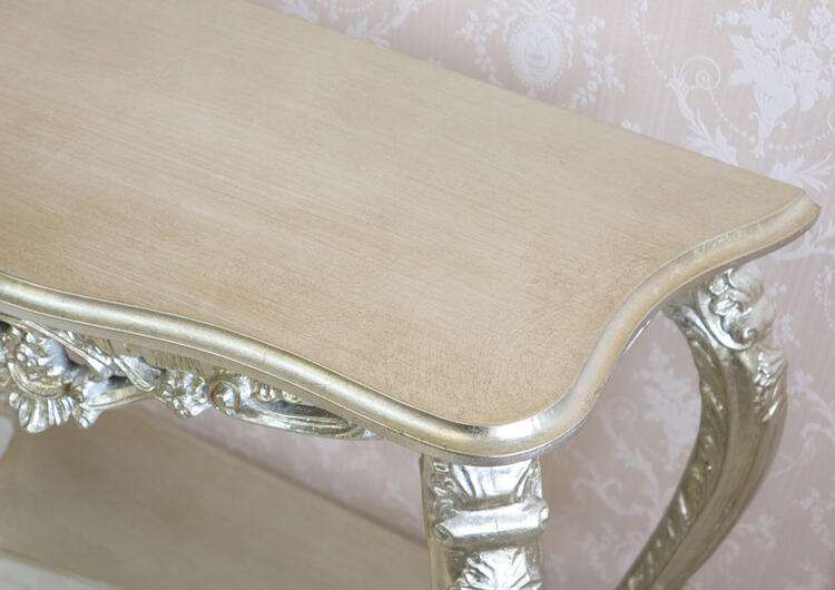 楽天市場】イタリア製 コンソール シルバーコンソールテーブル サイド