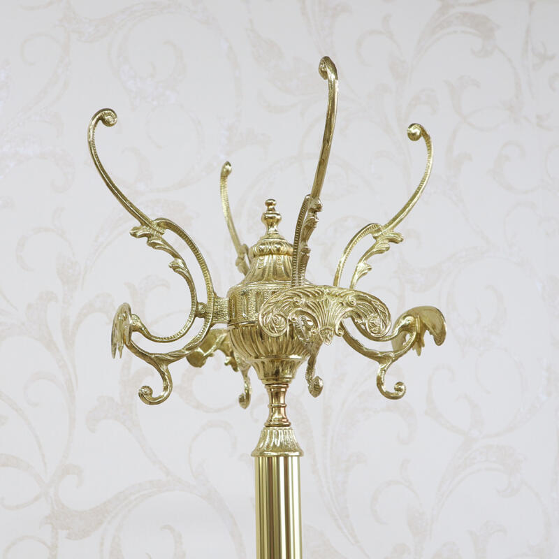 楽天市場】イタリア製 真鍮コートハンガー ゴールドコートスタンド