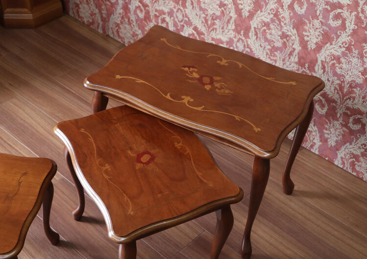 楽天市場】イタリア製 ネストテーブルクラシック アンティーク