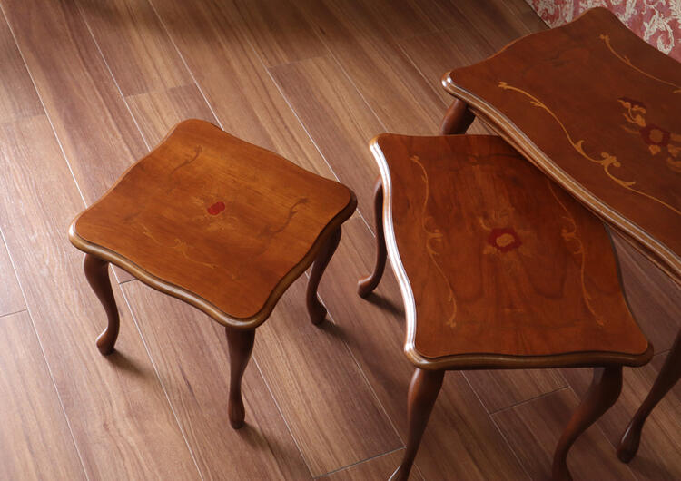 楽天市場】イタリア製 ネストテーブルクラシック アンティーク