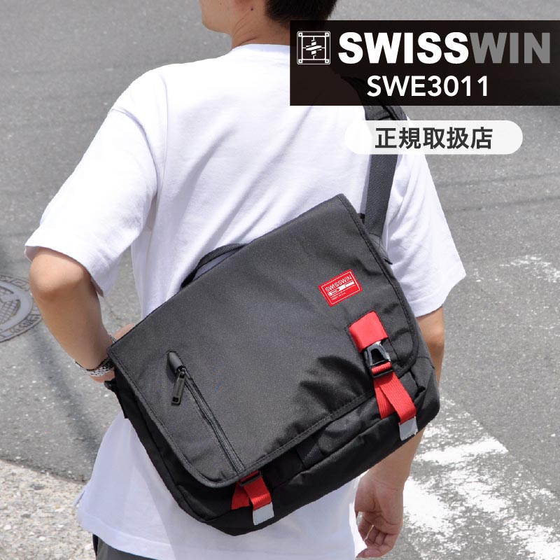 楽天市場】swisswin スイスウィン ショルダーバッグ 軽量 12L メンズ