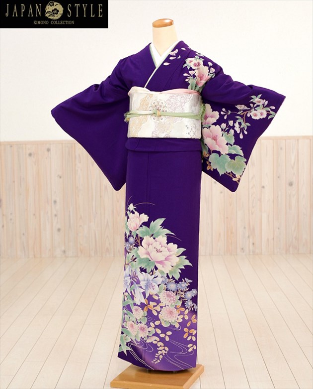 楽天市場】紫（種類（着物）訪問着）（着物｜和服）：レディース
