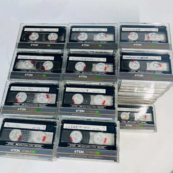 TDK MAEX-110 、maxell M-XS90のテープ2本セット TDK MA 110 メタル