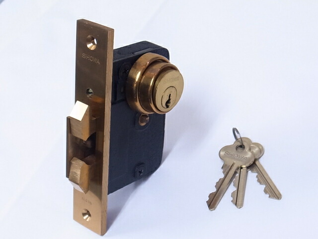 大正ロマン 古いガラスのドアノブ 空錠 48mm 未使用 デッドストック