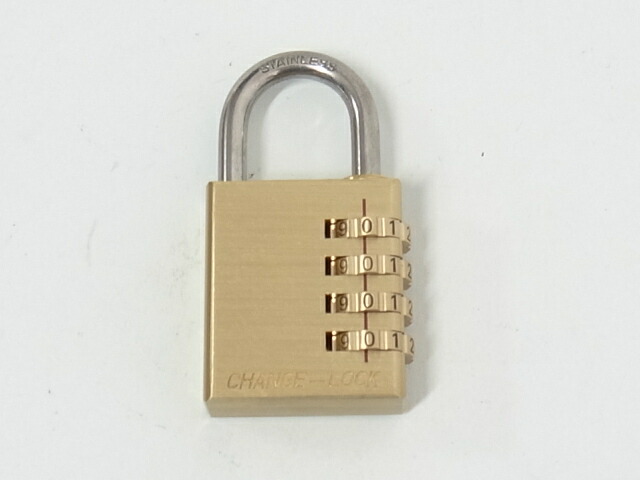 楽天市場】番号可変式南京錠SOLステンチェンジロック4段式40ミリ