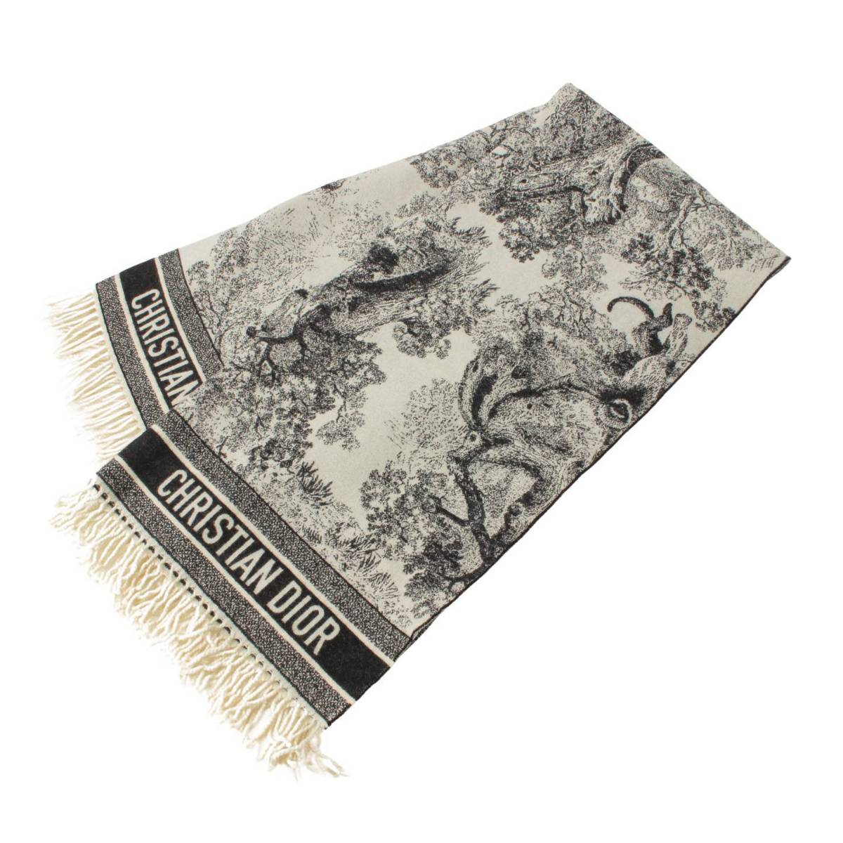 Christian Dior マフラー トロッター柄 希少】ディオール トロッター柄
