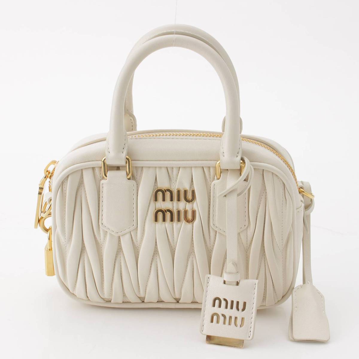 楽天市場】【ミュウミュウ】Miu Miu 23年 マテラッセ レザー