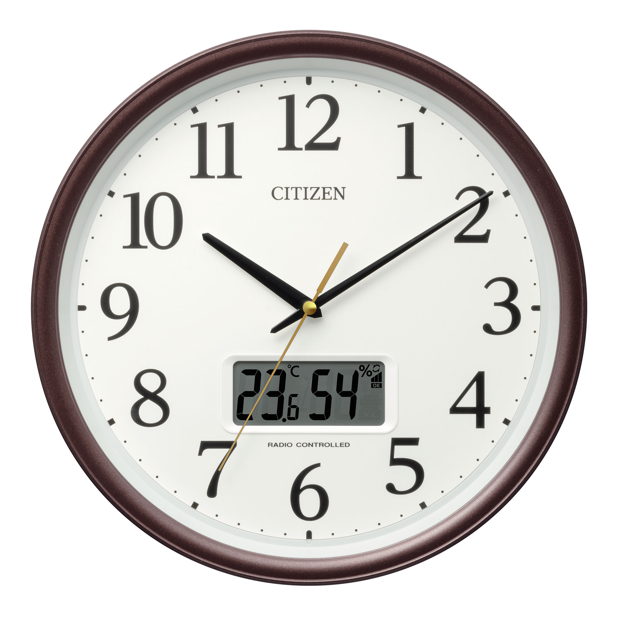 楽天市場】CITIZEN | シチズン 電波 壁掛け 時計 アナログ 掛時計 夜