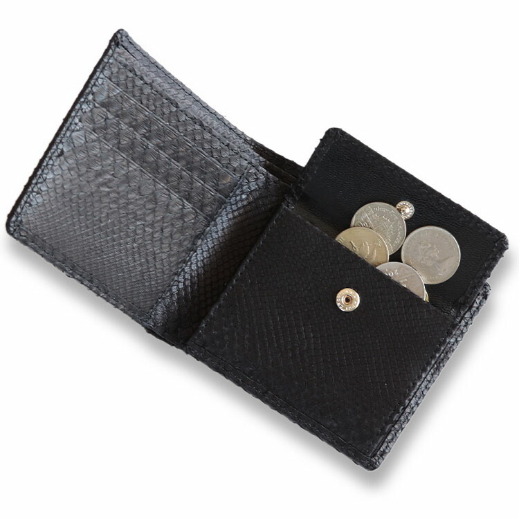 楽天市場】パイソン メンズ 財布 二つ折り 折財布 蛇革 日本製 ヘビ革