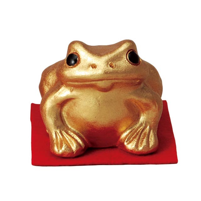 楽天市場】信楽焼きの置物「金運蛙（小）」 伝統工芸品 しがらき