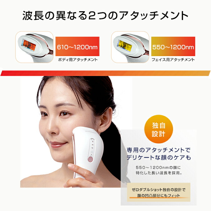 ドクターエルミス ゼロVIO 家庭用脱毛機 脱毛器 新品未使用 正規品 2年