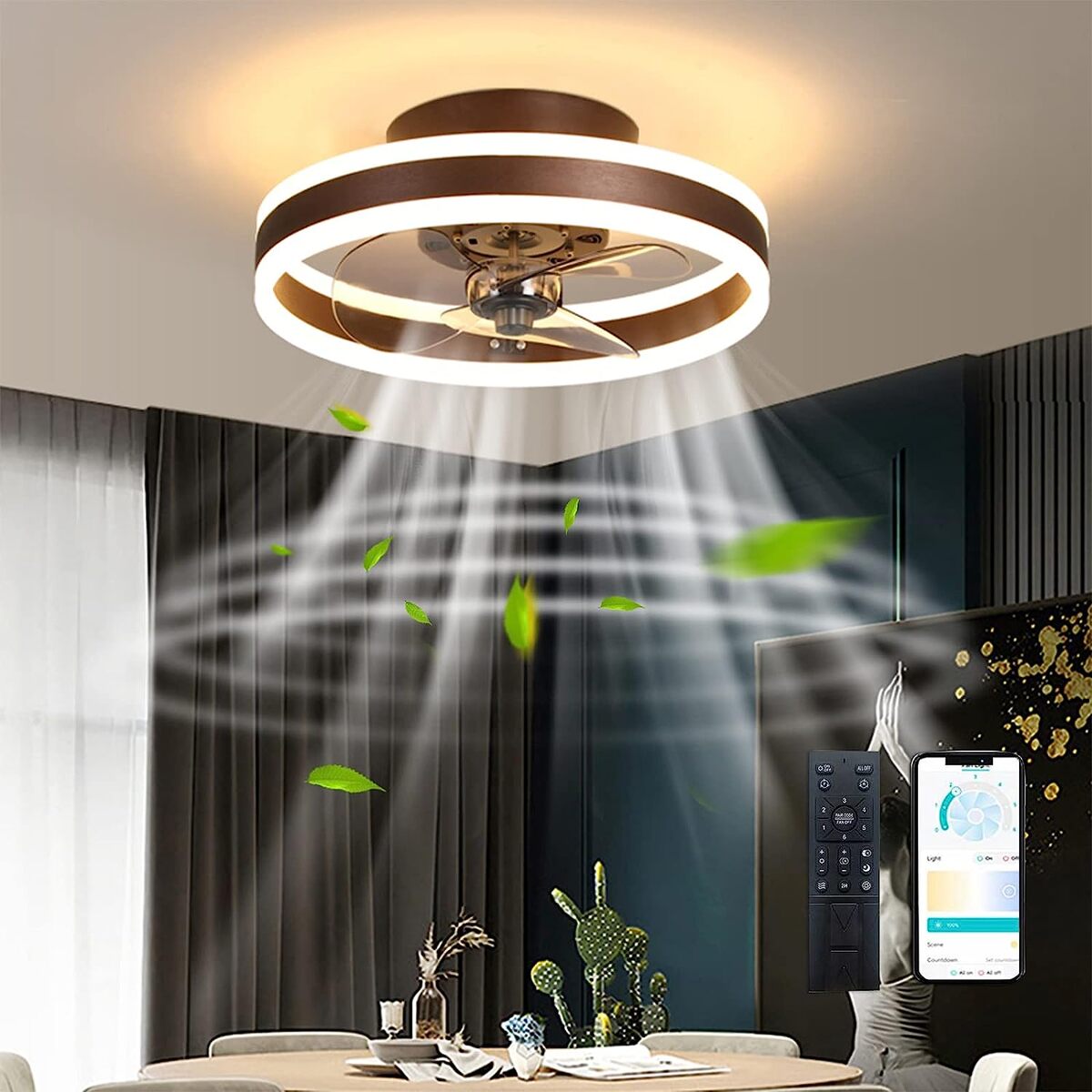 楽天市場】【楽天1位】【5年保証】シーリングファンライト DCモーター