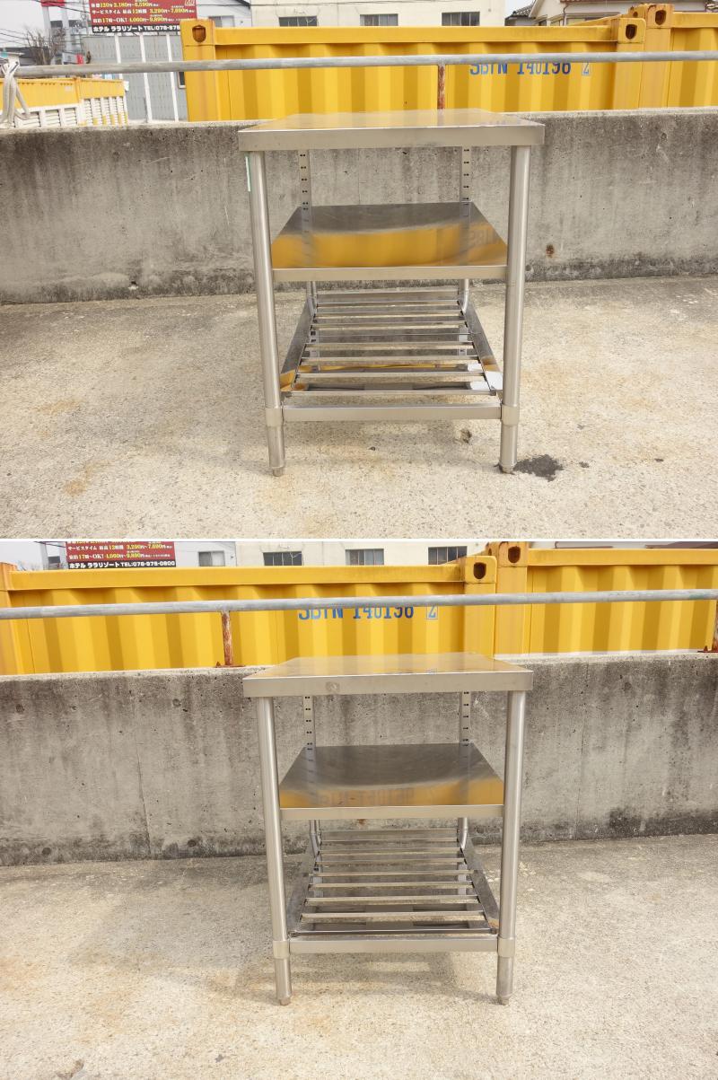 楽天市場】【中古】M▽ 業務用 厨房 作業台 棚 ステンレス 幅900×奥行