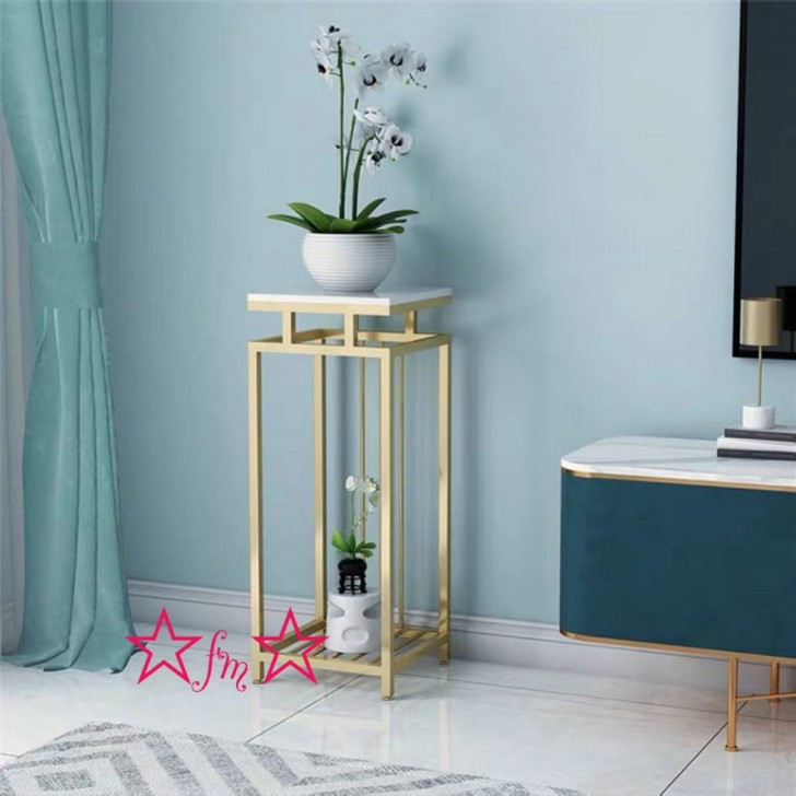 楽天市場】A016542高級サイドテーブル 人造大理石コンソールテーブル