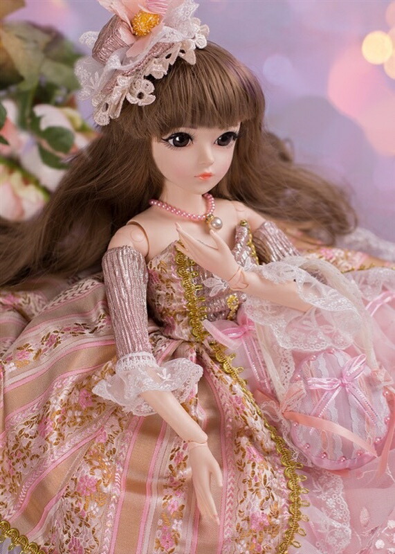 楽天市場】A061248プリンセスドール 60cm フランス人形本体 メイク