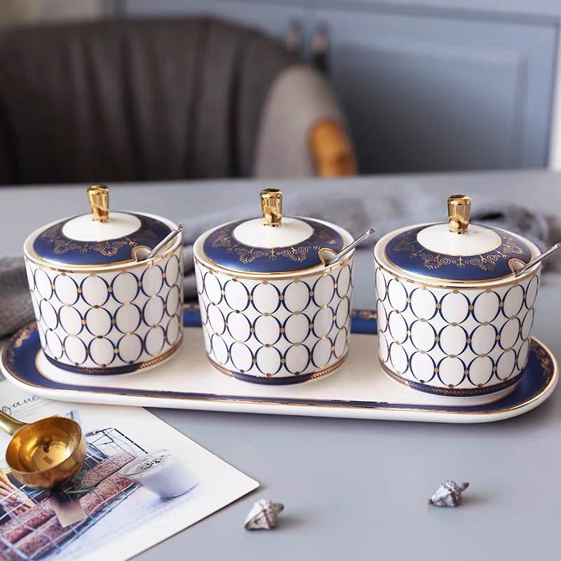 楽天市場】A040267高級調味料入れセット 陶器 調味料 スパイスボトル