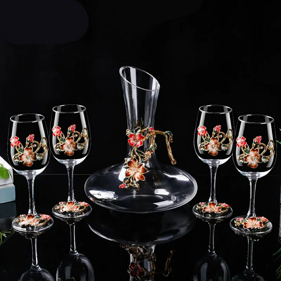 最終値下げ ベネチアンムラーノ島 グラス デキャンタ グラス6個セット